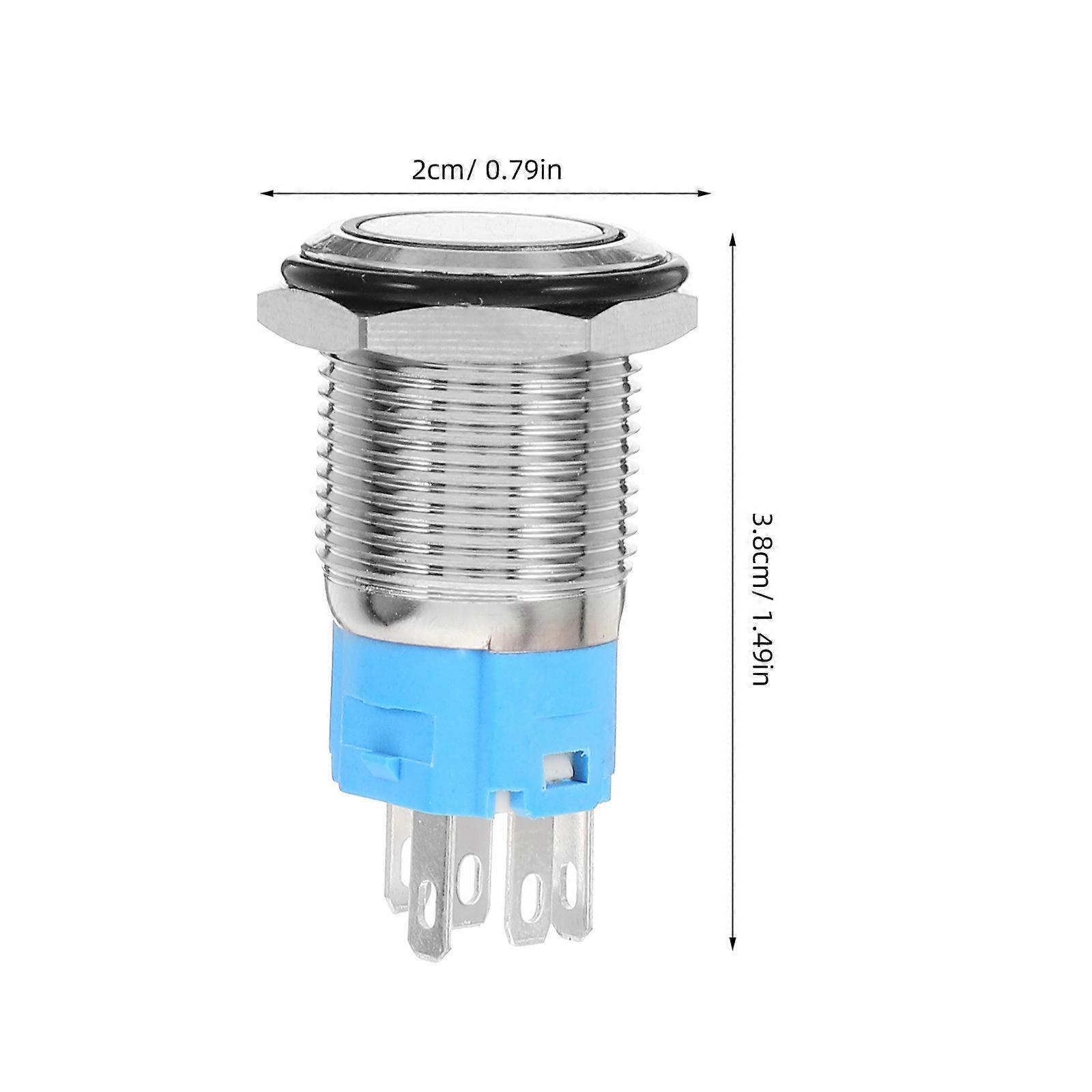 Button Switch Push Button Starter Car Engine Button 16mm Led Push To Start Button