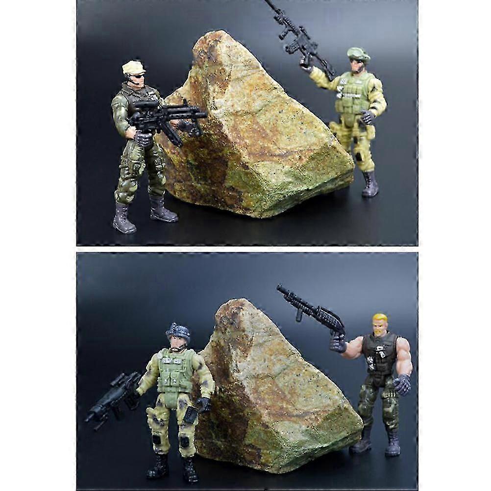 Plastic Special Forces Toy for Interactive Play 6Pcs Assorted Color Model Set
