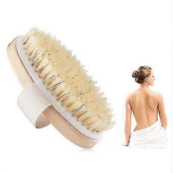 Bath & Shower Body Massage Spa Scrubber Brush Wet/dry Skin Exfoliating Bristles