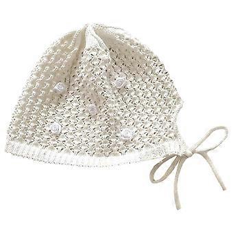 Handcrochet Hat for Women Fashion Rose Flower Beanies Hat for Teens Girl Outdoor Shopping Photo Hat Aesthetic Skull Hat