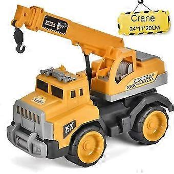 Escavadeira de construção de grande porte com inércia e função deslizante, brinquedo de engenharia de simulação para meninos.