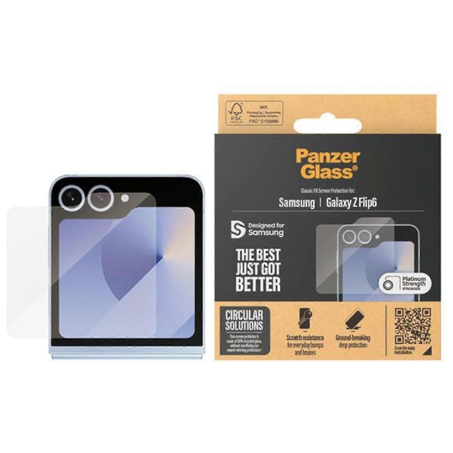 PanzerGlass Classic Fit Sam Z Flip7 FE / Flip6 5G F741 Screen Protection