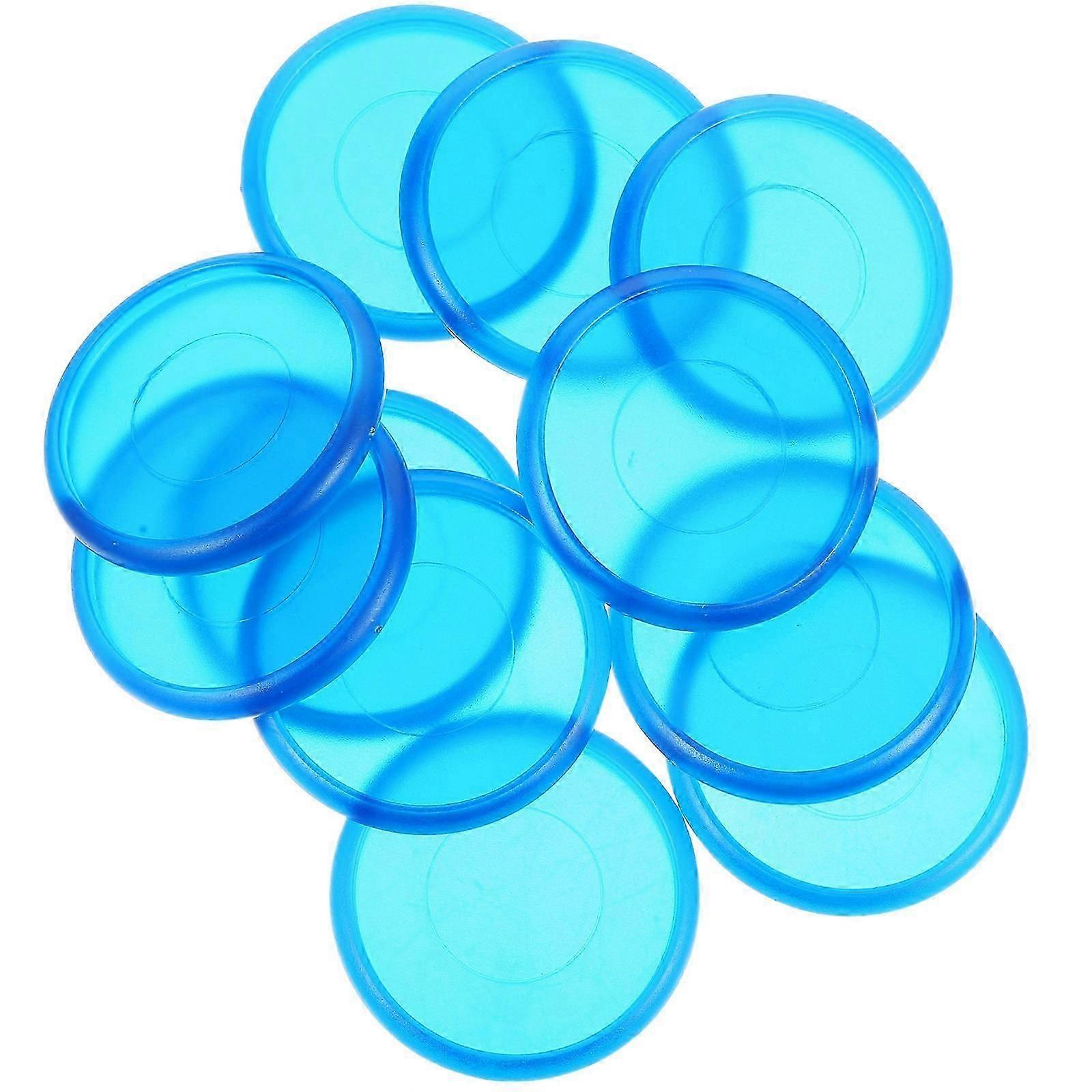 Plastic Book Binder Ring Binding Discs for Student 44Pcs Blue ABS Material