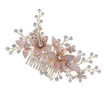 1 Stück Praktischer Kamm Kreativer Schönes Haarzubehör Haarschmuck (Golden)