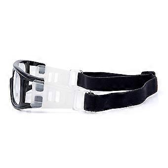UV-beständig stoßfest Fußball Fußball Schutzbrille Basketball Brille Radfahren Outdoor Sport Schutzbrille (Schwarz)