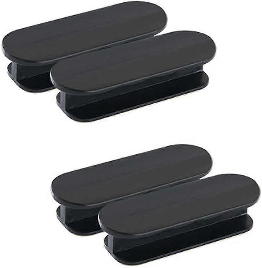 4 (black) self-adhesive pull rods, humane handle assist