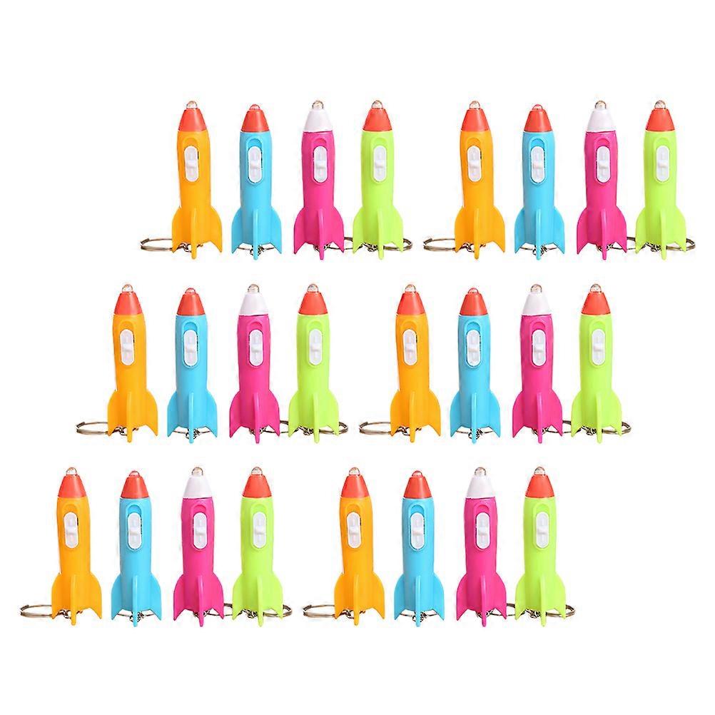 Creative Luminous Head Keychains Pendant for Decor 120Pcs