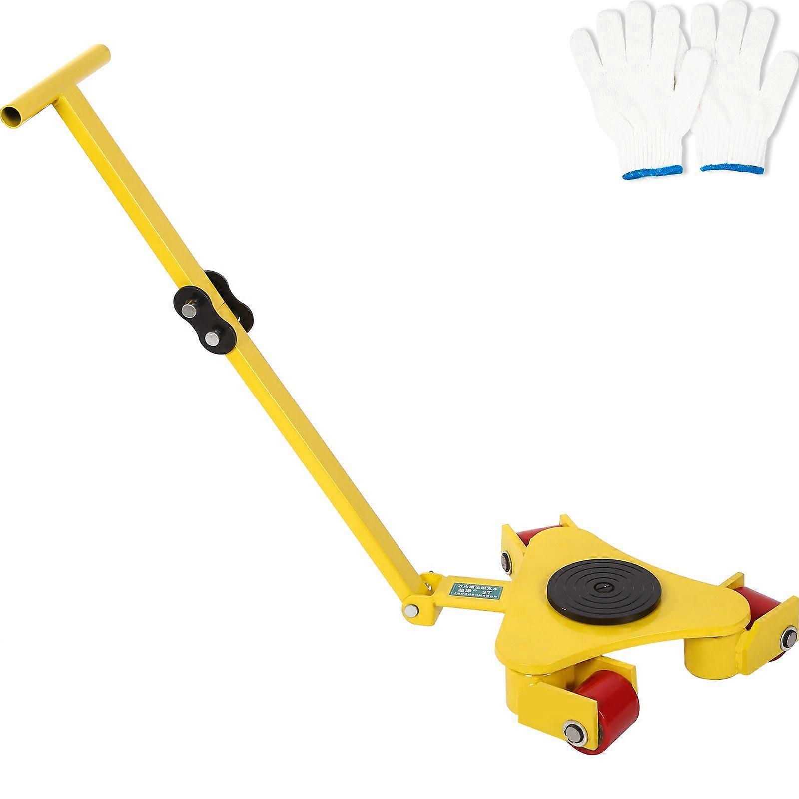 Rotating Roller Machine Skate 6600-pound Capacity