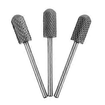 Manicure Drill Bit 3Pcs Nail Drill Bits Set for Polishing and Trimming Nails