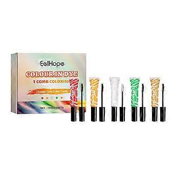 Eelhope Halloween Temporary Hair Dye Set Diy Colorful Hair Dye For Vibrant Hair