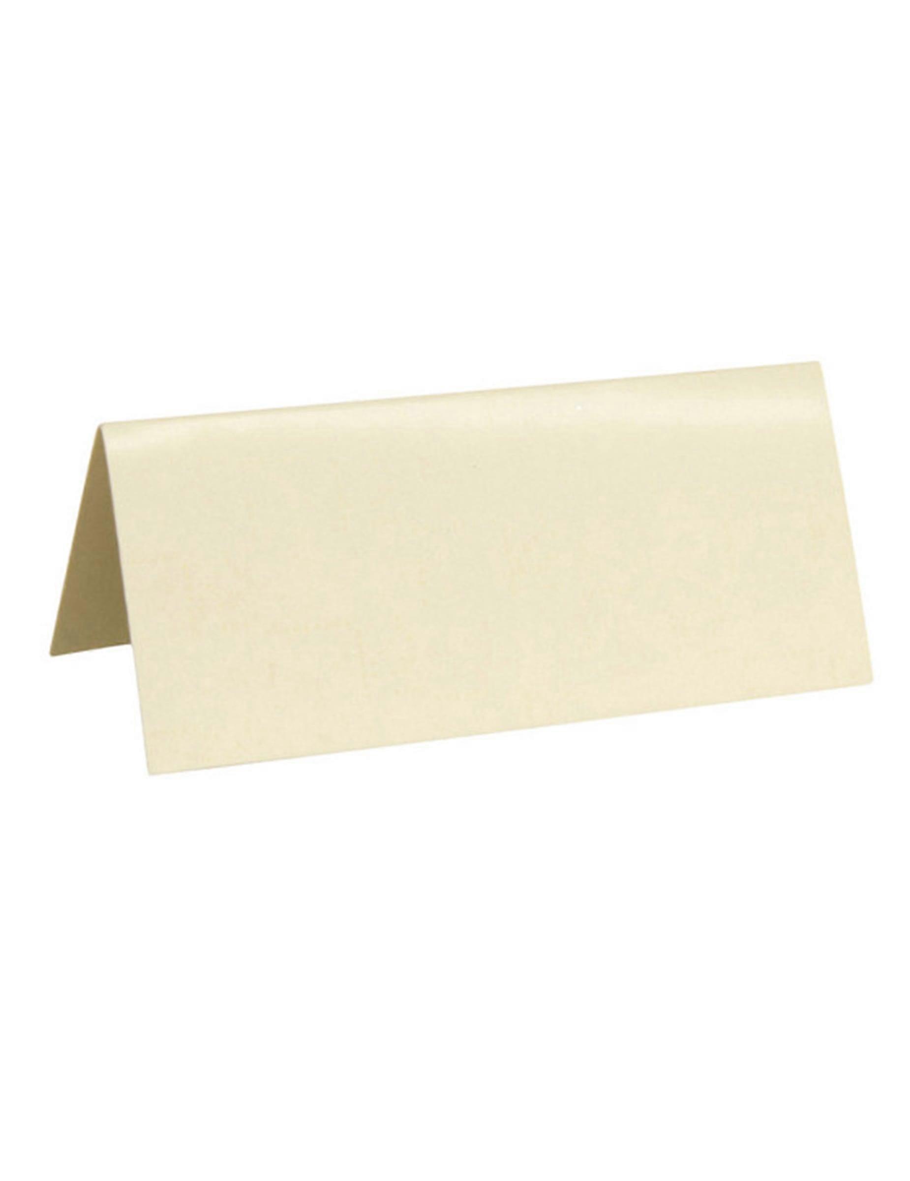 10 ivory rectangular place cards 3 x 7 cm