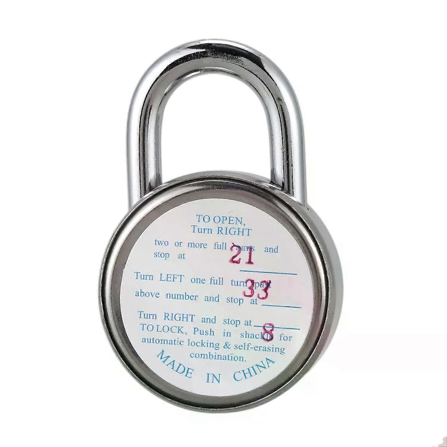 Master Coded Lock 50mm With Round Fixed Dial Combination Padlock