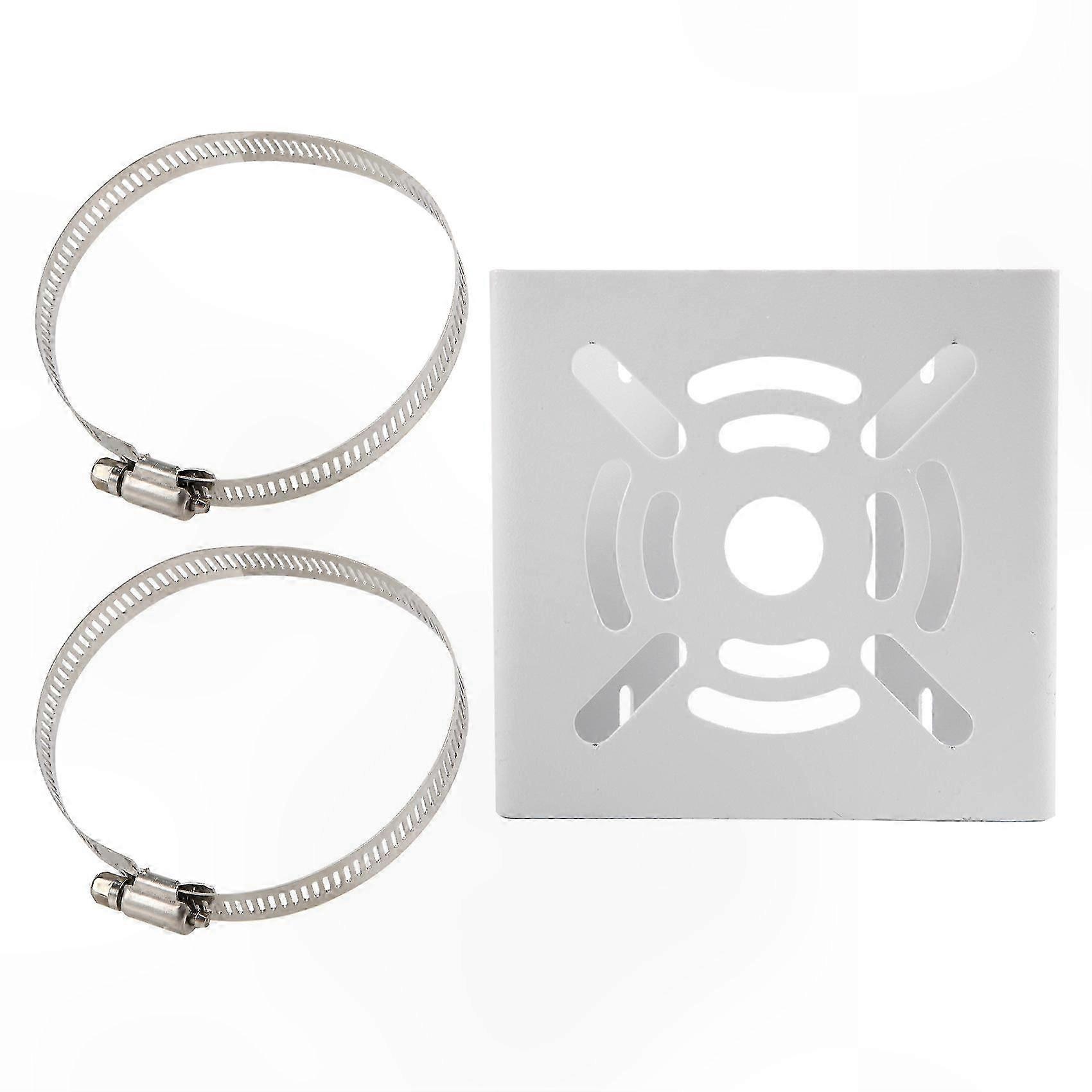 Adjustable Wall Mount Bracket with Dual Loops for Vertical Pole Adapter