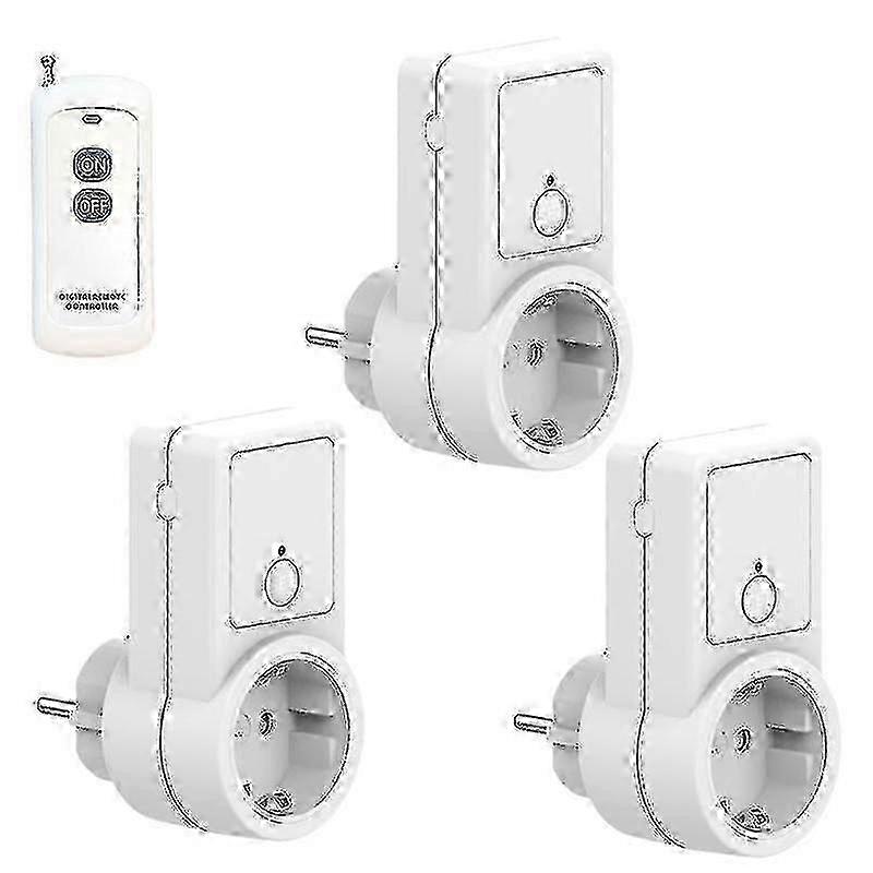 1-5pcs Remote Controlled Sockets