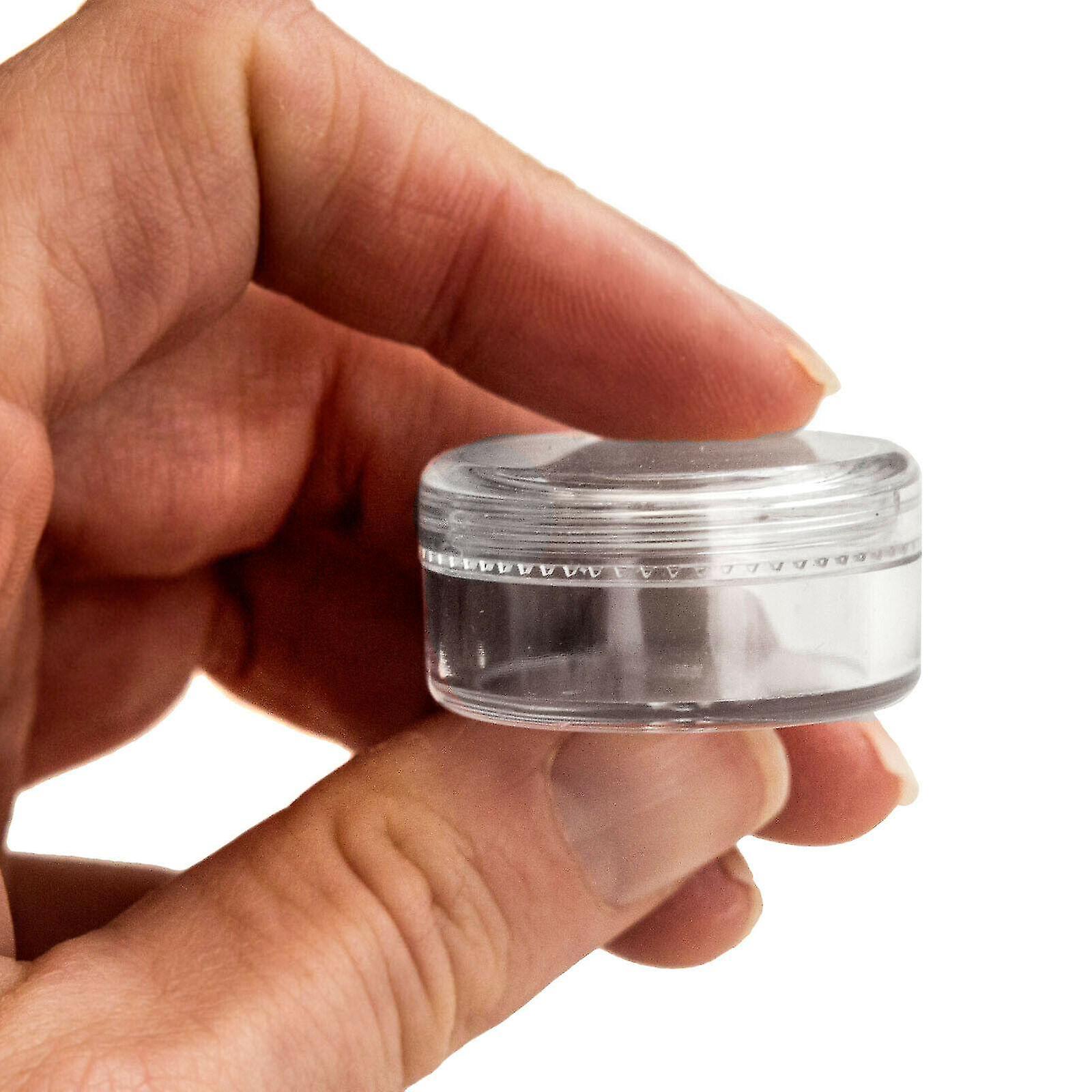30pcs 5ml 5g Round Craft Jars / Pots With Clear Lids. Samples, Glitter, Cosmetics Jdc