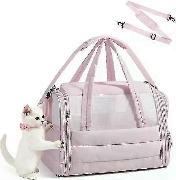 Quilted Foldable Fluffy Cat Carrier