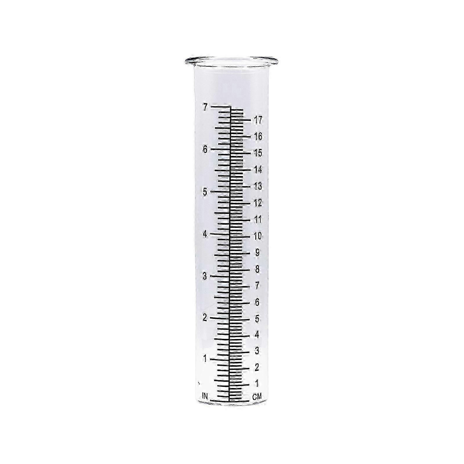 Adjustable H-Frame Glass Rain Gauge