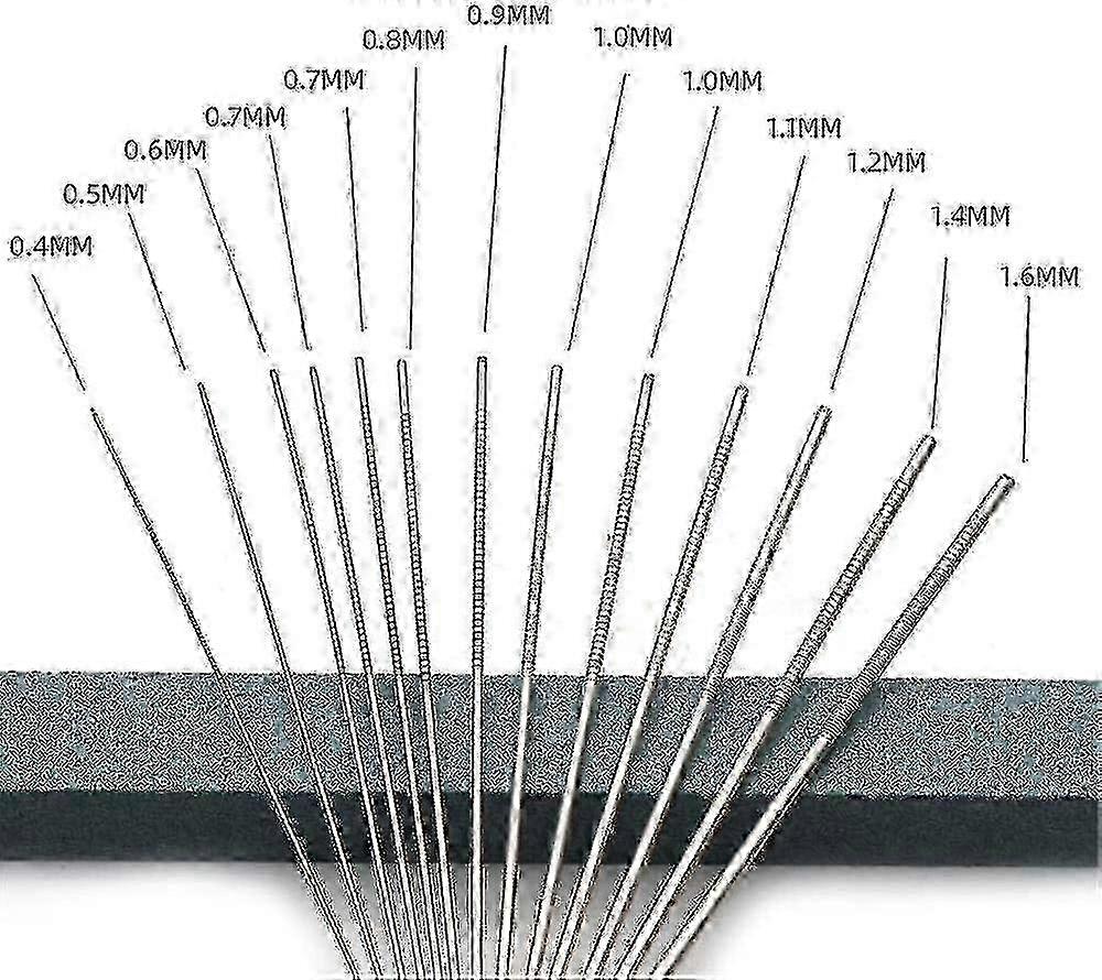 13-Piece Stainless Steel Saddle File Kit