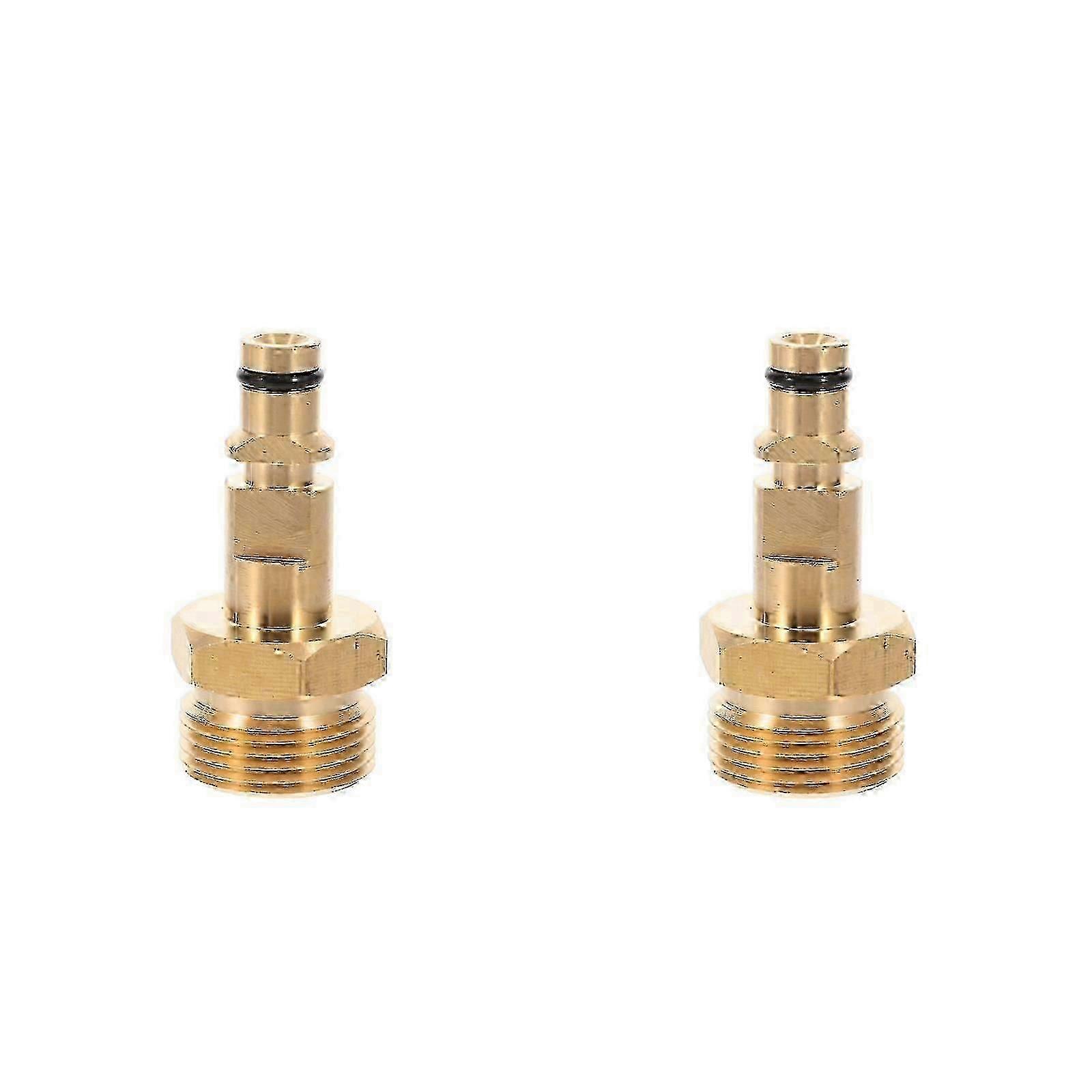 2pcs Quick Connect Adapter Compatible With Pressure Washers Convert High Washer Connector