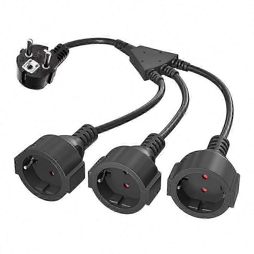 PVC EU Extension Cord Triple Socket
