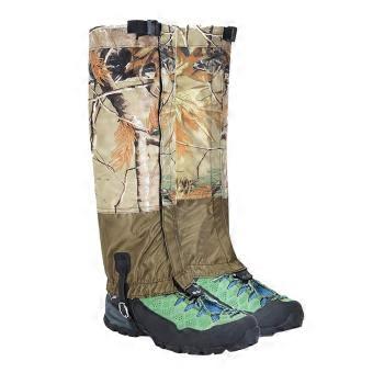 Waterproof Hiking Leg Gaiters Adjustable Lightweight Snakeproof Oxford Fabric for Outdoor Climbing Camping Men Women Medium Multicolored
