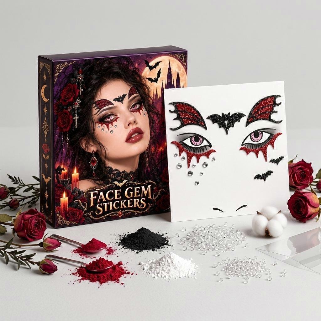 Stage Makeup Face Rhinestone Stickers