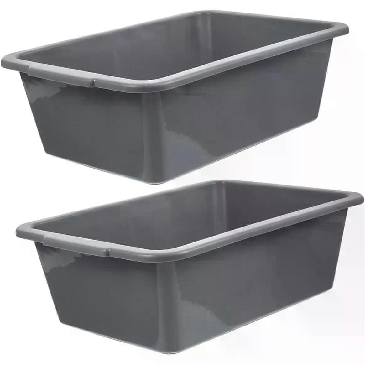 Commercial Bus Tubs 2pcs Pp Rectangular Utility Box with Handle