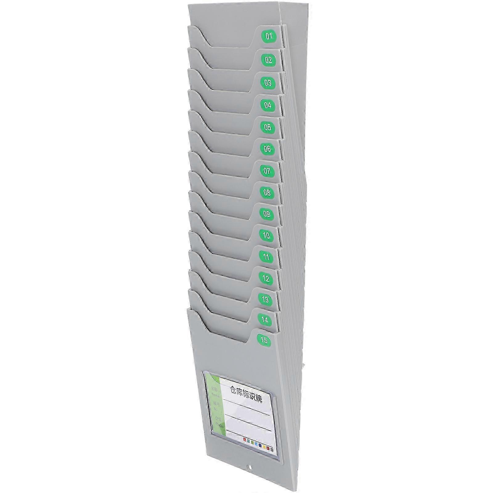 Wall Mounted Time Cards Organizer