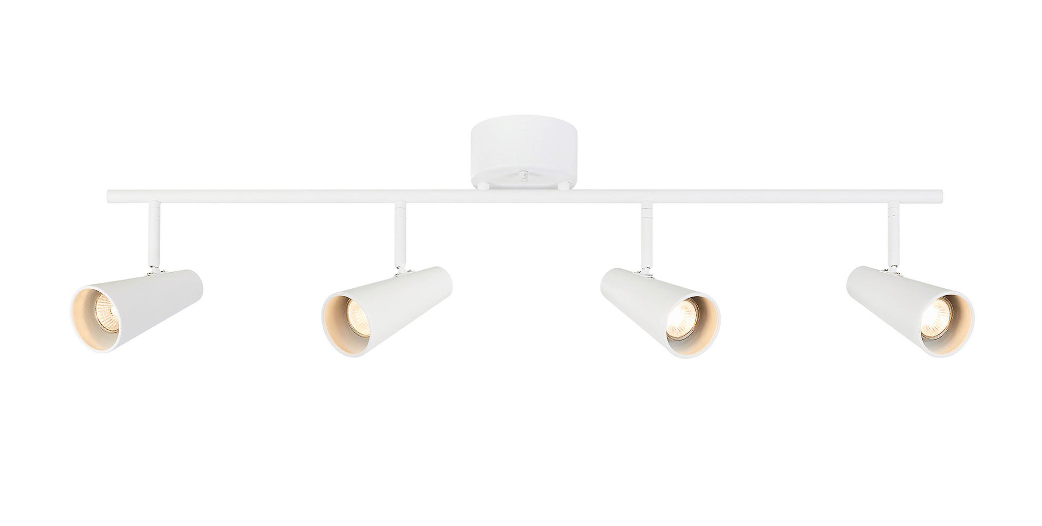 Crest Ceiling Spotlight Bar 4 Light Sandy White