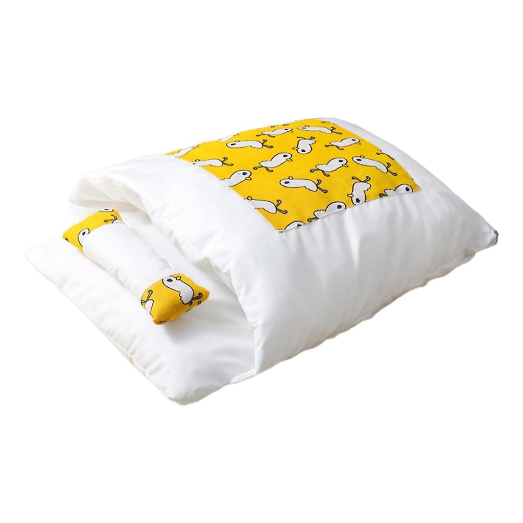 Self Warming Cat Bed Soft Warm Cave Sleeping Bag Hideaway for Small Dog