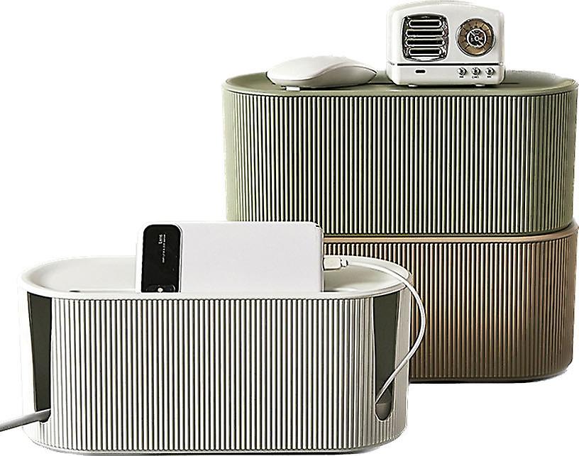 Large Plug Board Storage Box Wireless Wifi Desktop Data Line Cable Wire Organizer Case