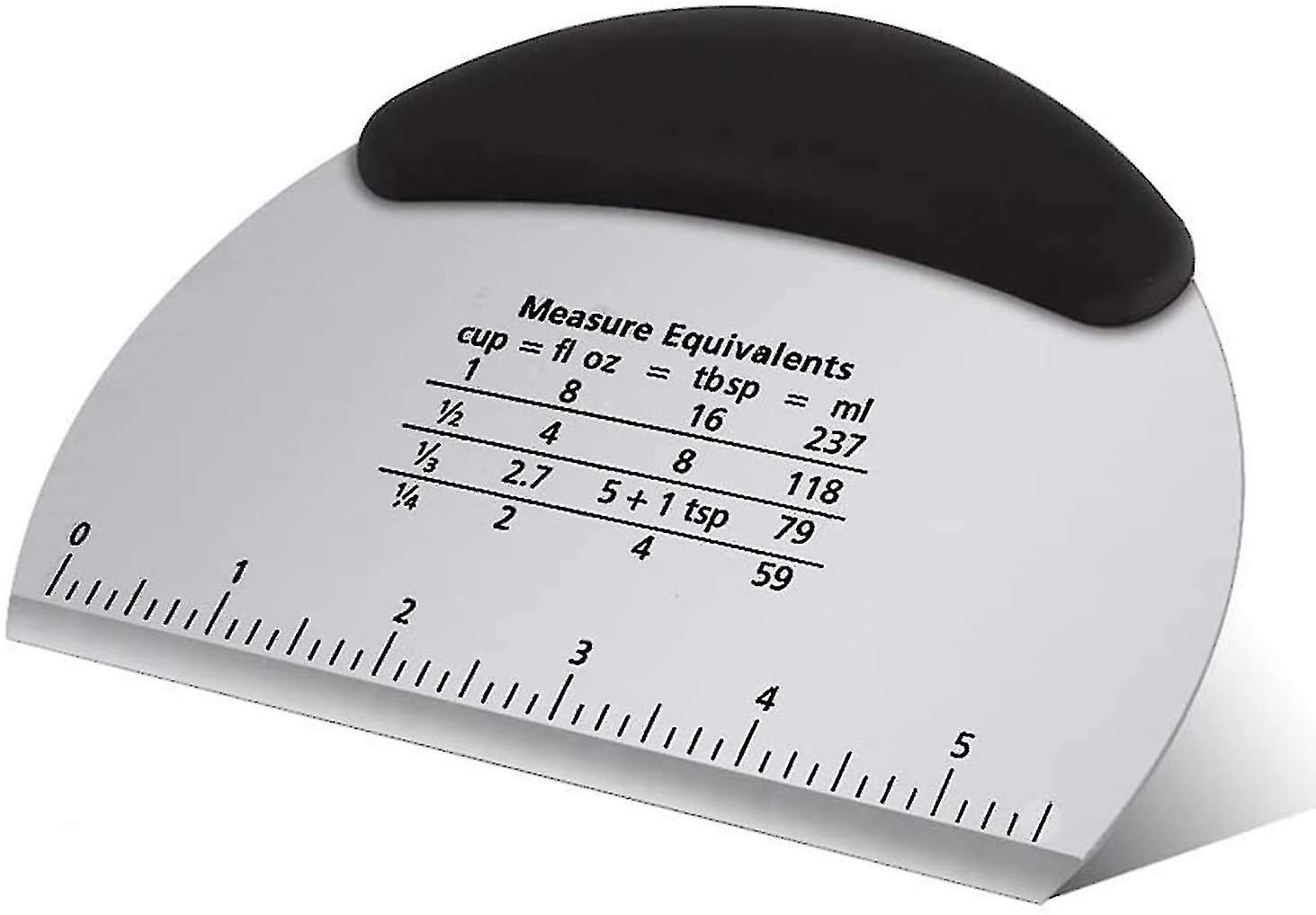 Dough Scraper,multipurpose Bench Scraper For Cutting Bread With Non-slip Handle