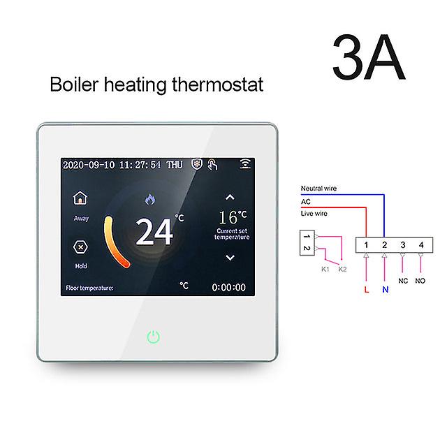 App Remote Control Wifi Smart Thermostat Voice Control Energy Saving Temperature Controller 9 Languages Water Electric Heating