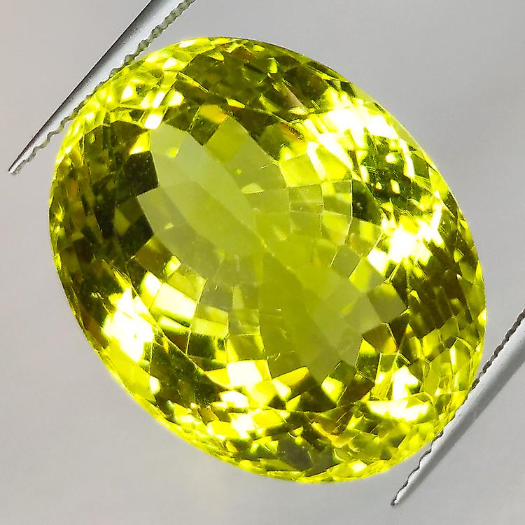 Oval Cut Lemon Quartz 29.10 Ct awo62
