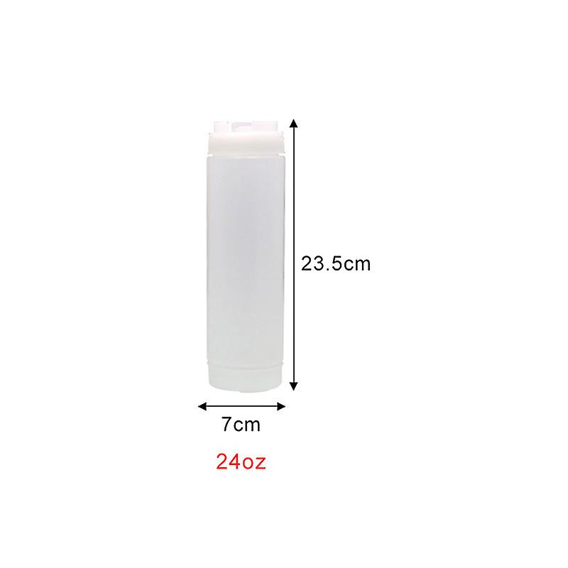 Plastic Sauce Bottles Double Head Squeeze Bottles Tomato Dispenser Big Size