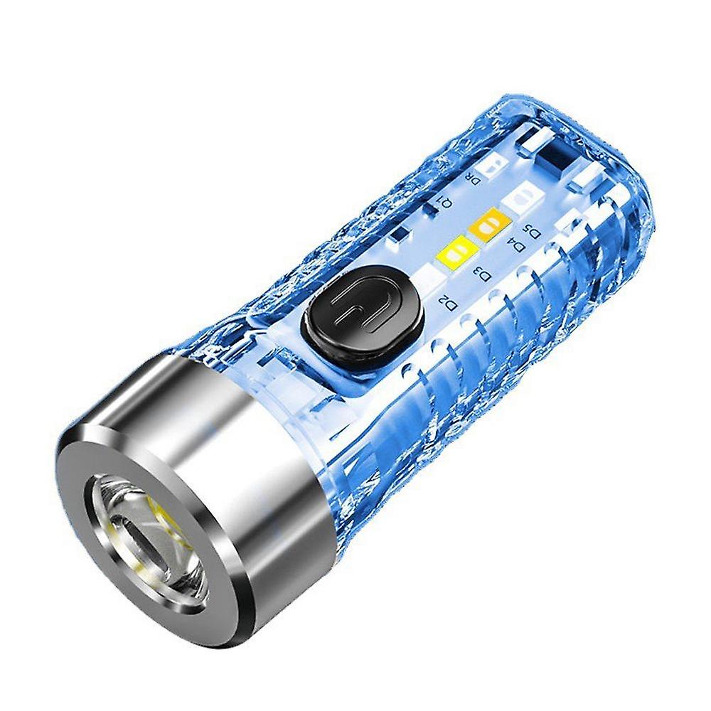 Mini Multifunction High Brightness Keychain Flashlight Outdoor and Homeuse Multimodes Portable