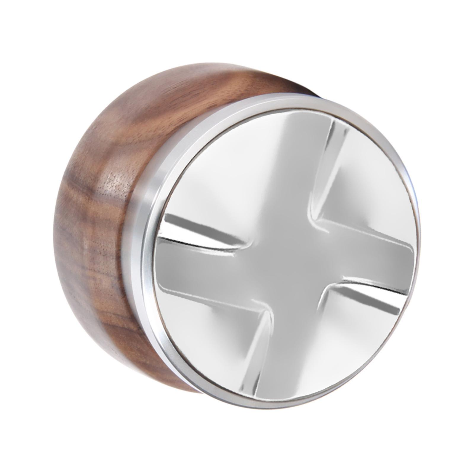 Coffee Distributor Leveler Tool Adjustable Height Coffee Tamper 58.5mm Flat