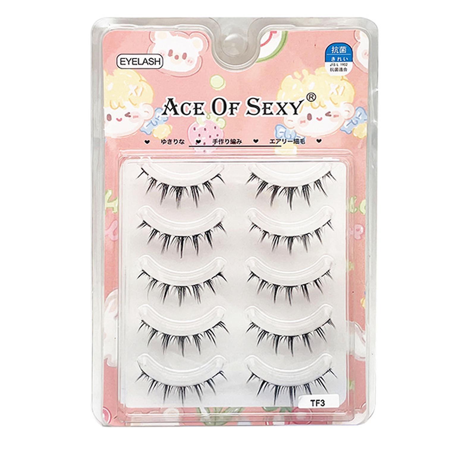 Makeup Curling False Eyelashes Waterproof Oilproof False Eyelashes