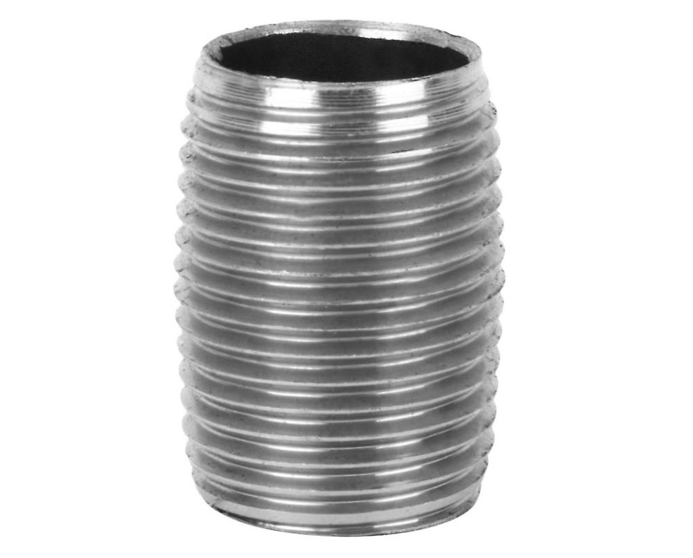 LDR 工业 301 12XCL 1/2 英寸x Close STZ 镀锌管接头,灰色