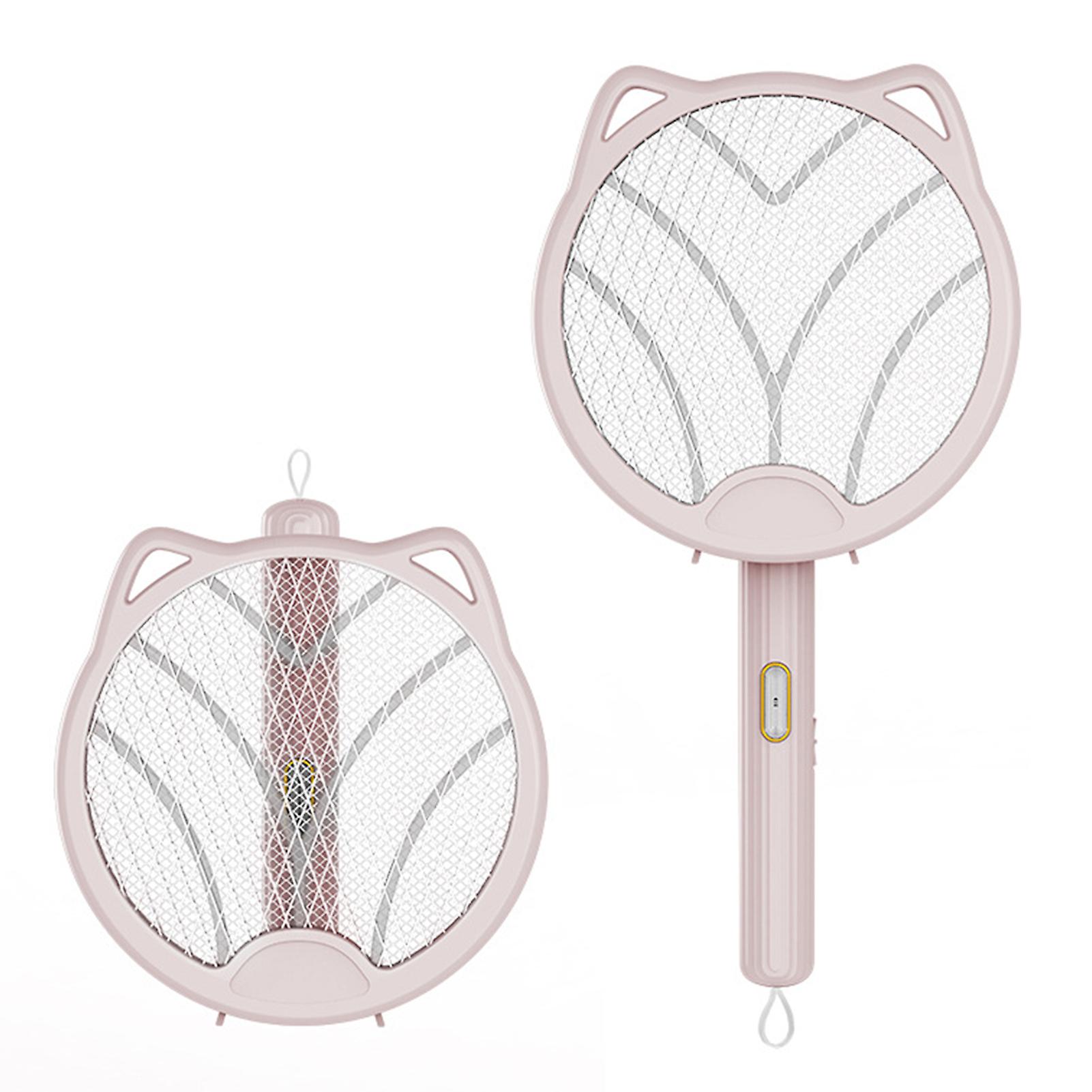 Electric Fly Swatter Fly Killer Rotated Foldable Handheld Mosquito Zapper For Indoor And Outdoor
