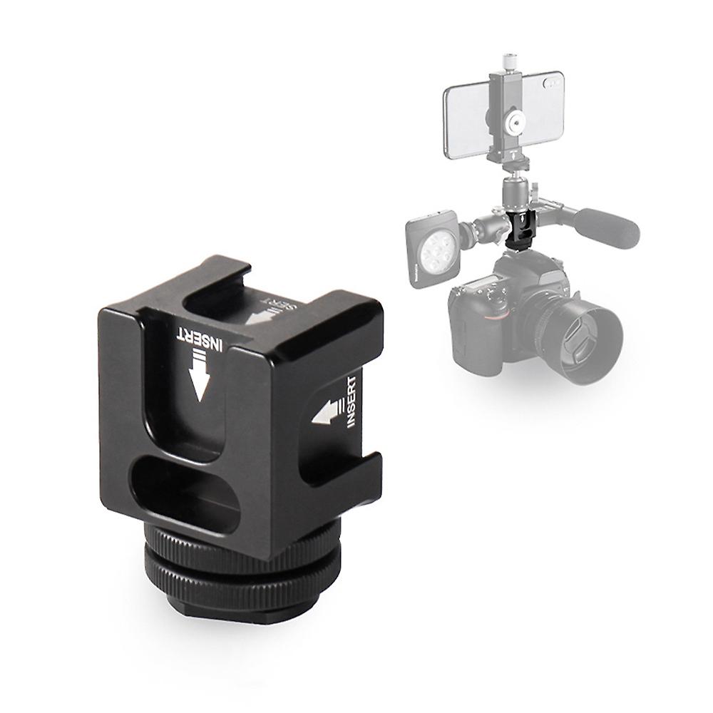 Universal Aluminium Alloy Cold Shoe Camera Mount Adapter