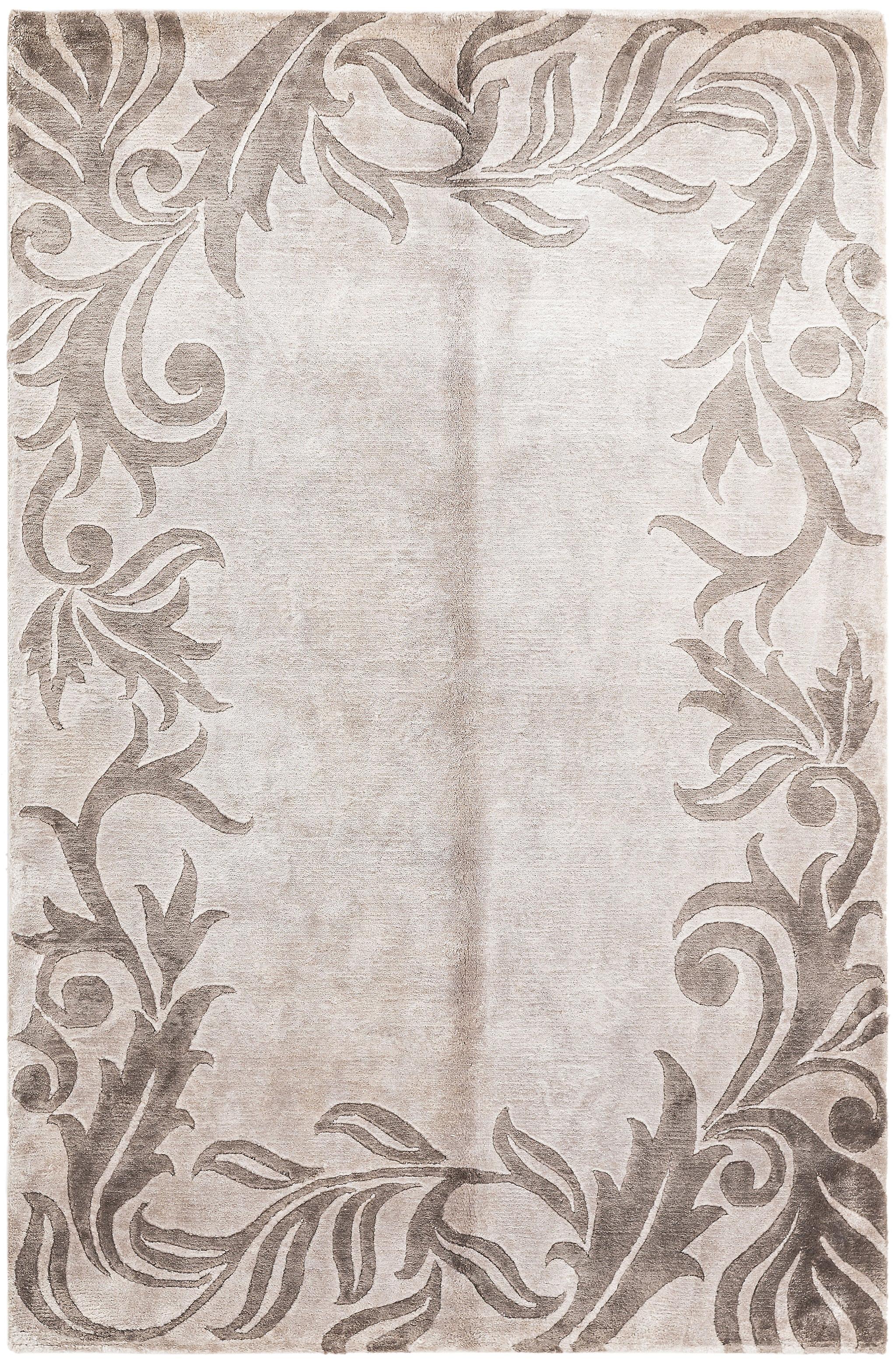 Hadorn Darya-Indian 122x183 with Light Gray Handloom India Rug
