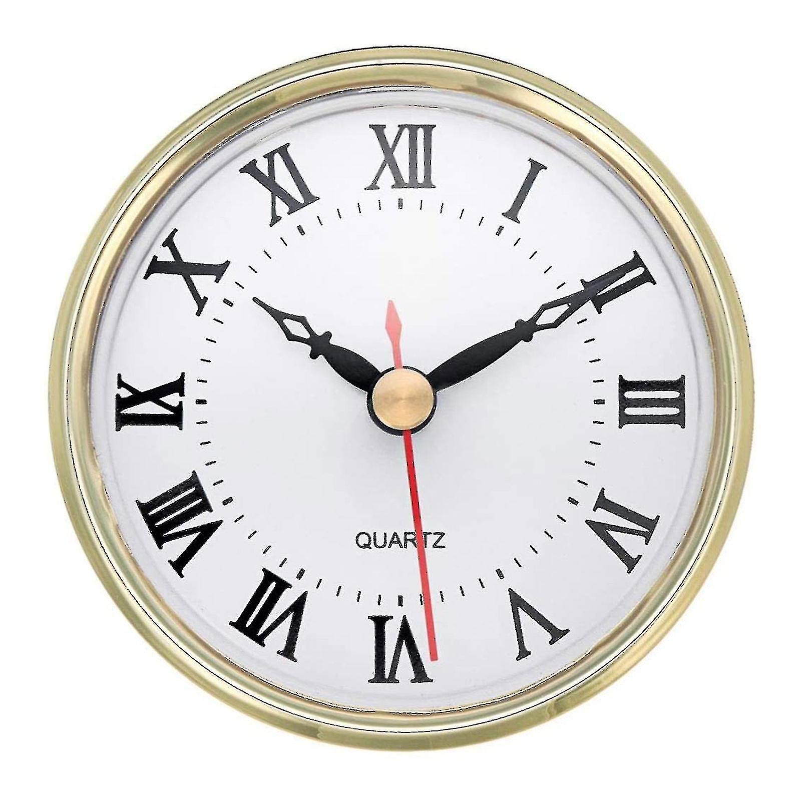 Classic Clock Craft Insert Clocks Movement Quartz Diameter 80mm Number For Home Diy Crafts Multifunctional Installation Part