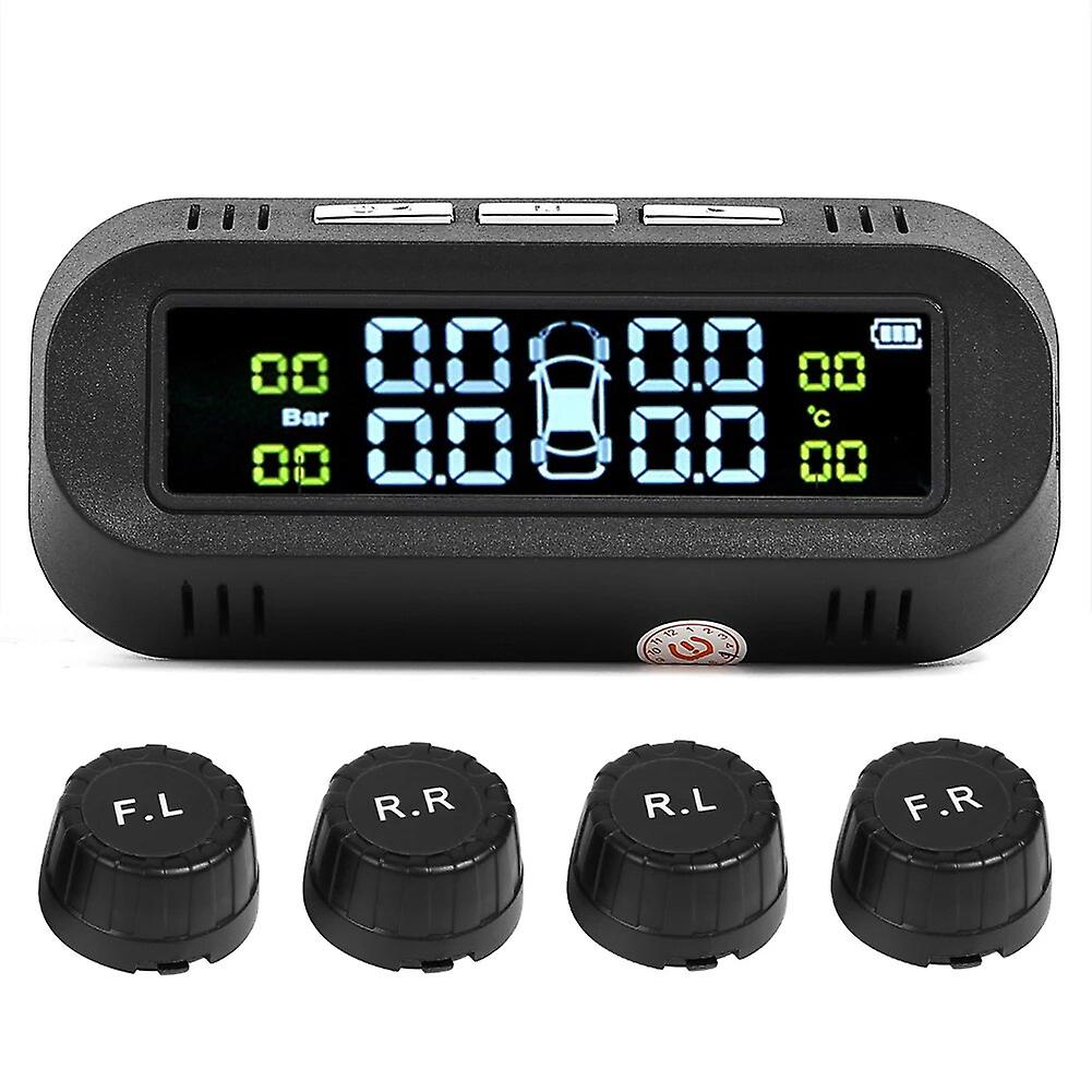 C68 Tire Pressure Monitoring System Ronda Automotive Solar Wireless Tpms Tire Pressure Tire Temperature Alarm External
