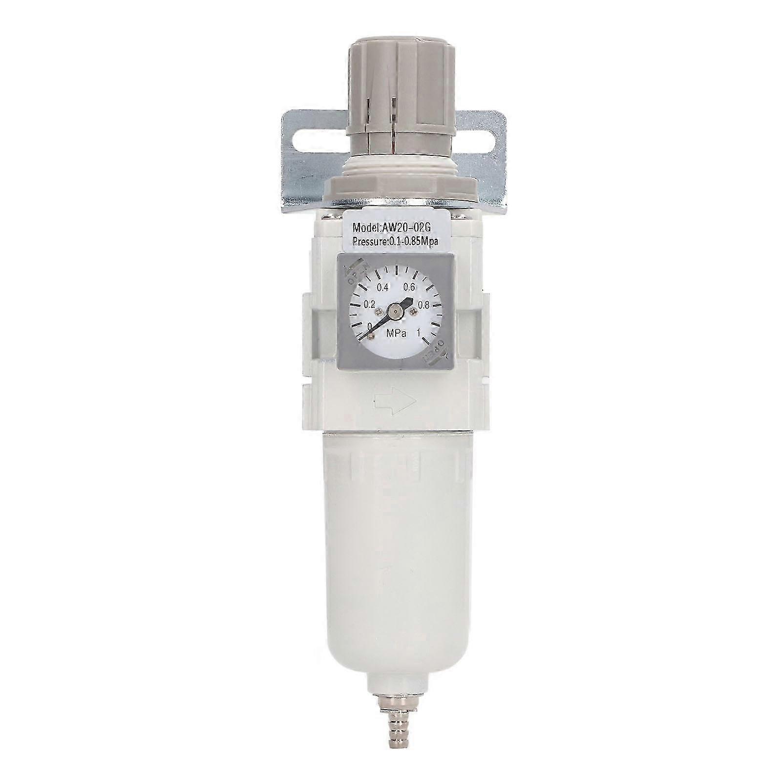 Air Filter Pressure Regulator G1/4 Compressor Pipe Fittings Tools Accessories with Bracket