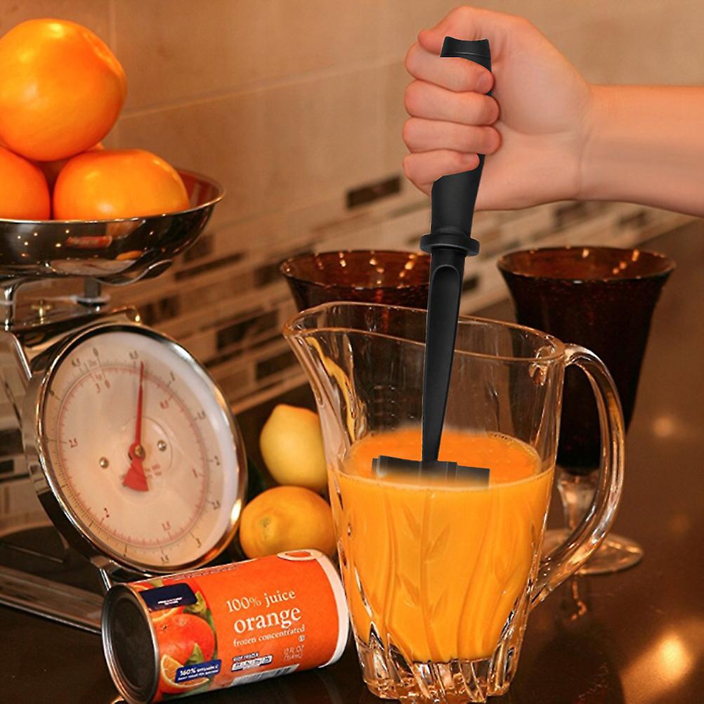 Multifunctional Meat Chopper Nylon Masher Black 6.4x6.3x28cm