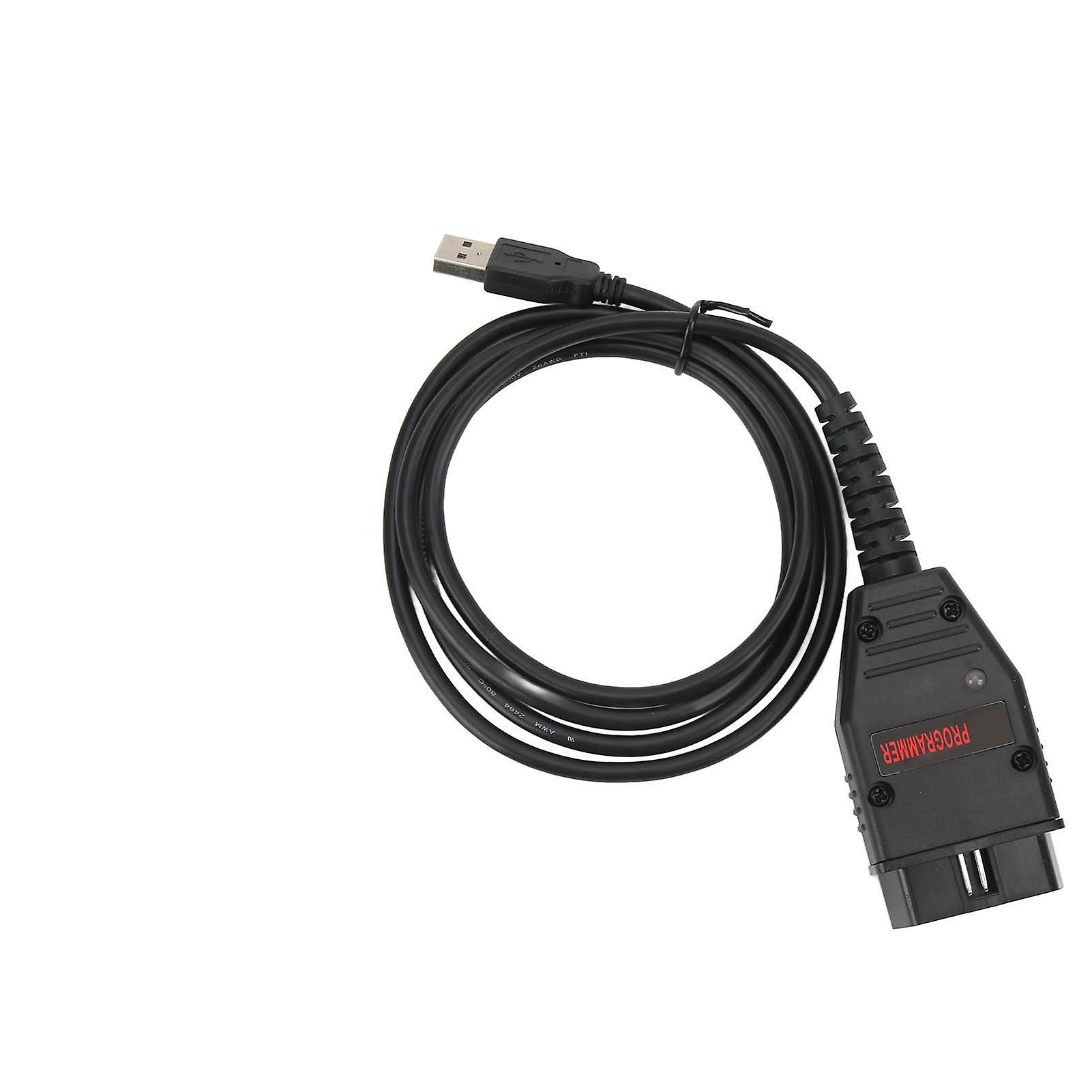 OBD2 Diagnostic Adapter USB Interface High Performance EOBD ECU Flashing Cable for Car Scanner and Vehicle Troubleshooting