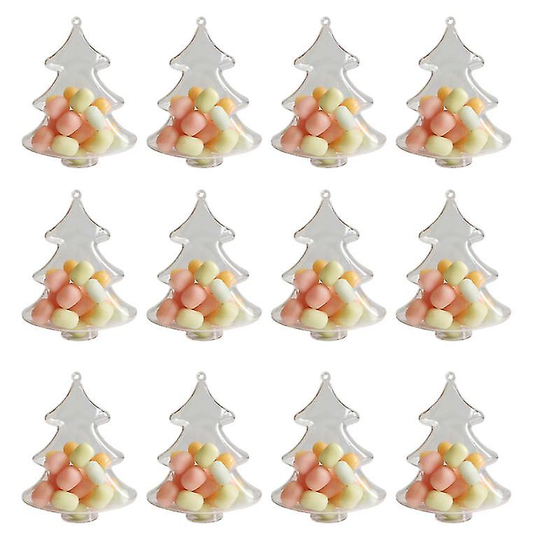12pcs Christmas Tree Candy Box