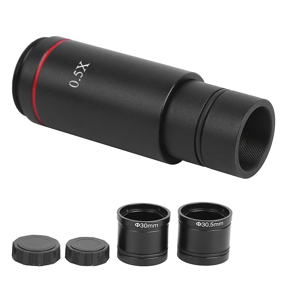 Microscope Camera Adapter 0.5X CMount 23.2-30.5mm Lens Shrink