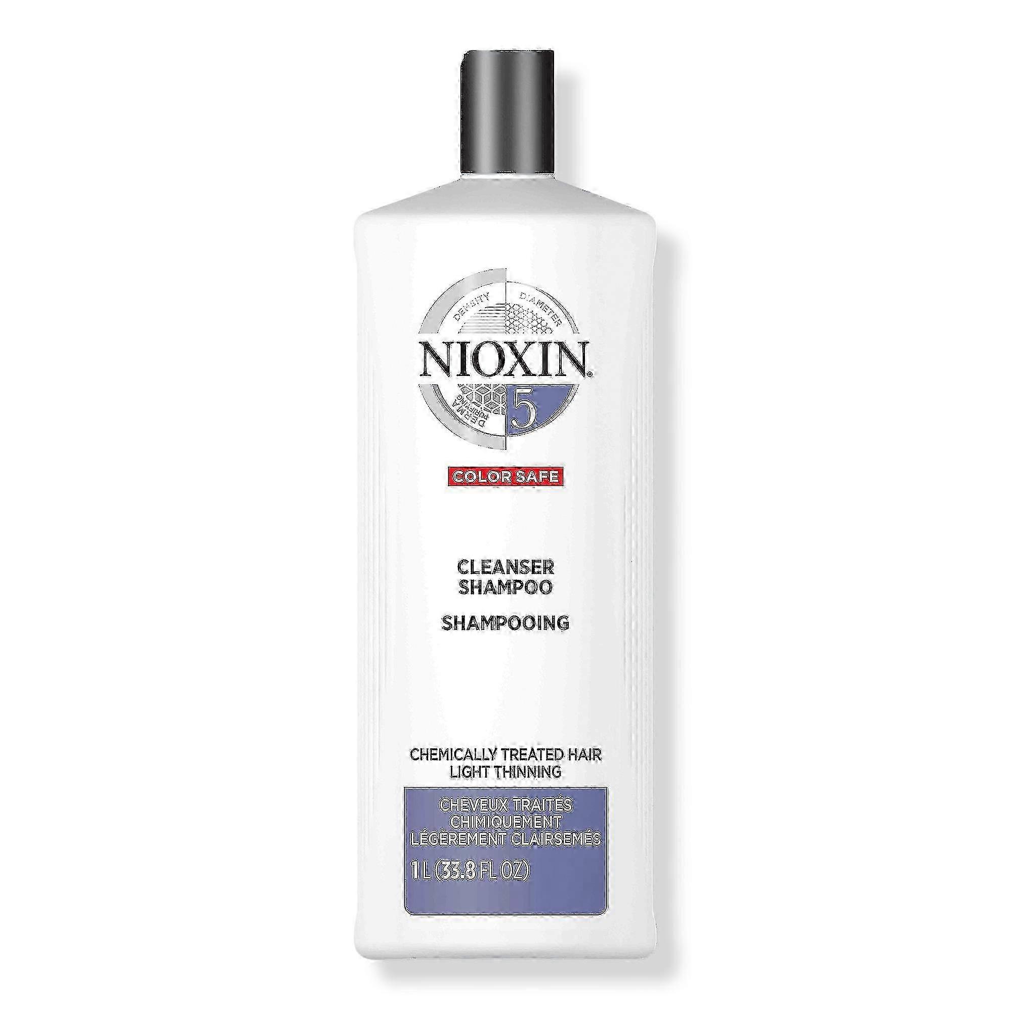 Nioxin Cleanser Shampoo, System 5 (chemically Treated/bleached Hair/normal To Light Thinning), 33.8 Oz